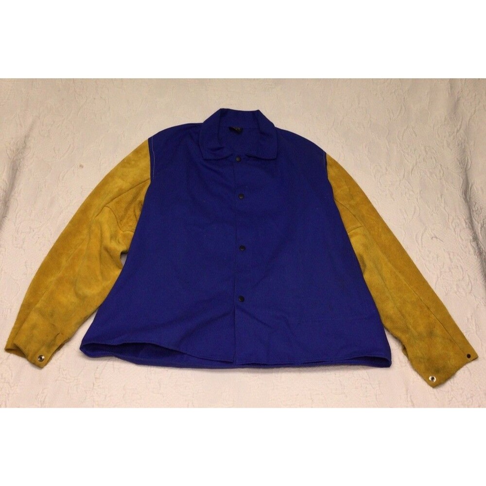 Tillman 9230 Flame Retardant Cotton Leather Sleeves Protective Welding Jacket XL